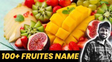 100+ Fruits Name Hindi And English