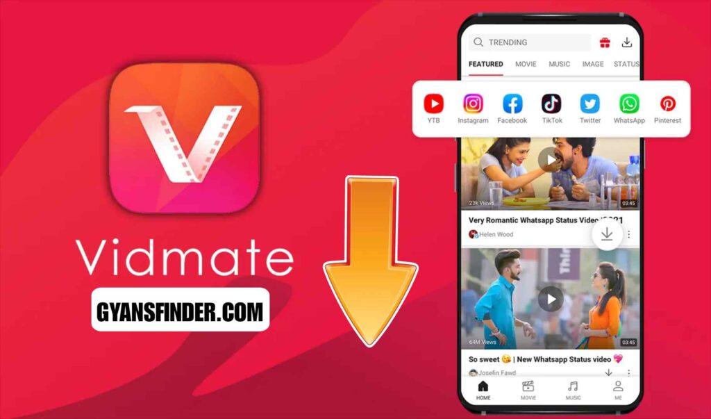 Vidmate APK क्या है? डाउनलोड, फीचर्स और उपयोग की पूरी जानकारी 1 Vidmate apk download