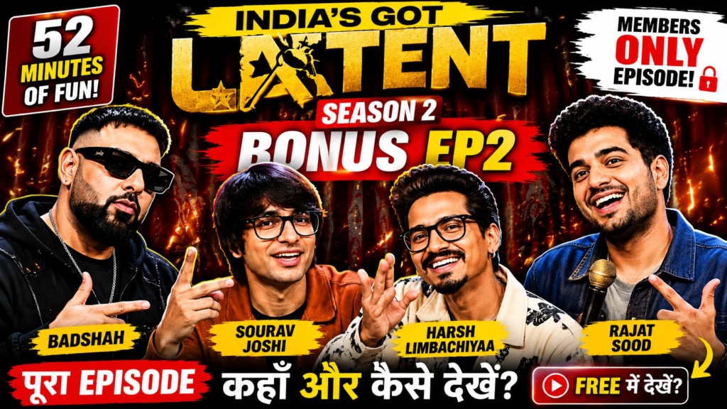 INDIA’S GOT LATENT S2 Bonus EP2 Badshah Free Watch में कैसे देखें? 1 file 00000000ab9081f4b8e5c84900eeada1