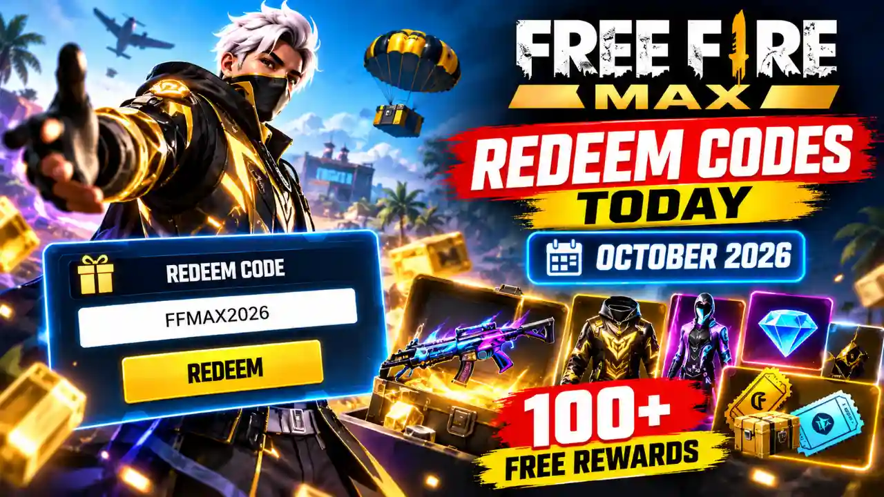 Free Fire MAX Redeem Codes Today