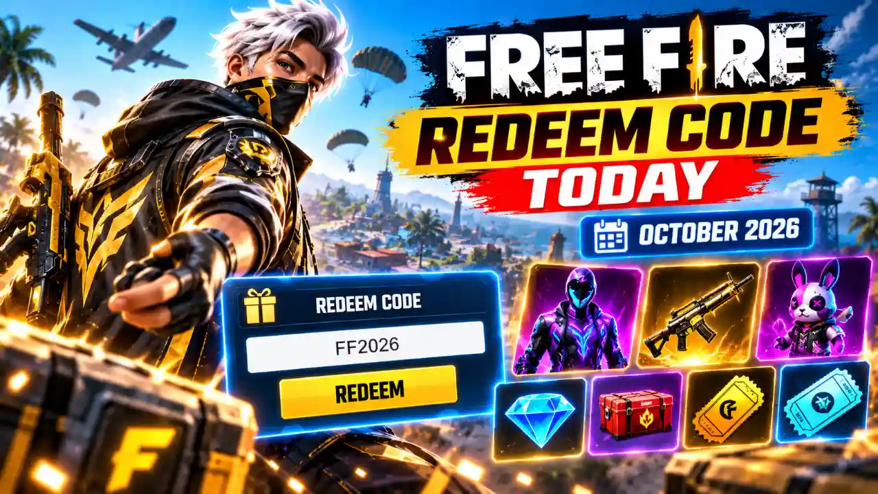 Free Fire redeem code today